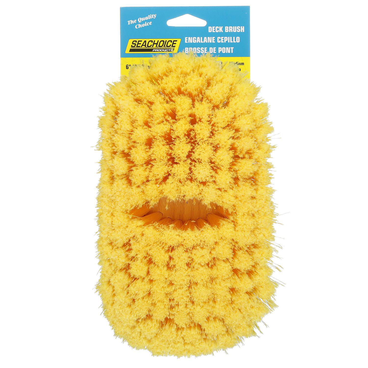Seachoice 90591 Deck Brush with Bumper and Threaded Adapter, Soft - Image 4