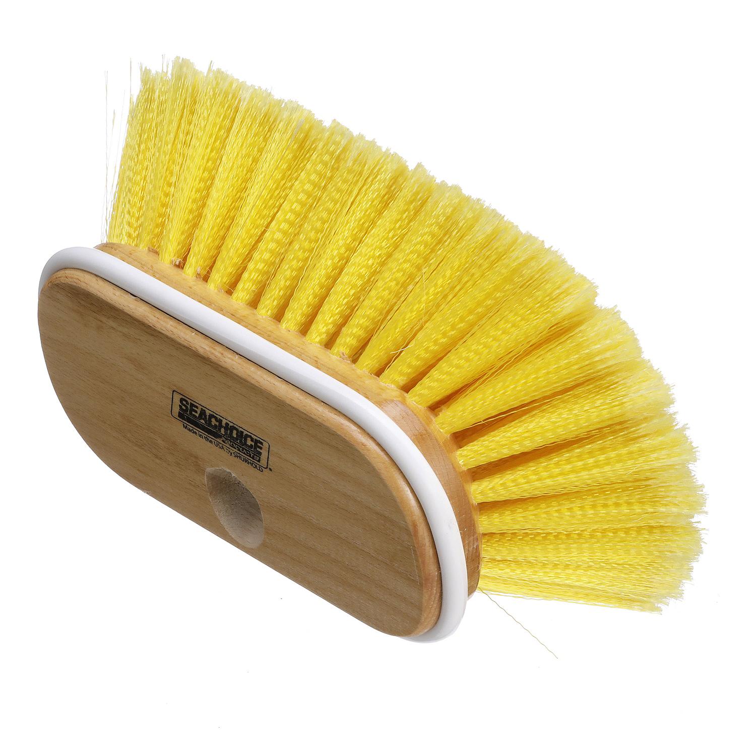 Seachoice 90591 Deck Brush with Bumper and Threaded Adapter, Soft - Image 2