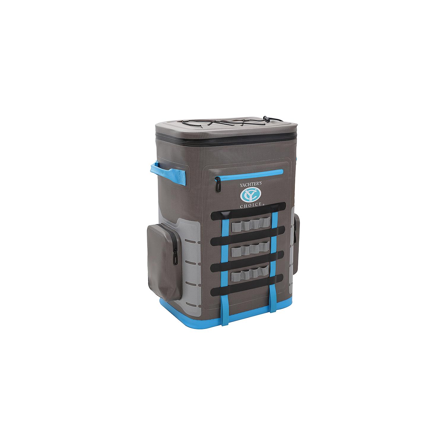 Yachter's Choice 50050 Soft Cooler
48 Can Capacity / Back Pack, Grey/Blue - Image 6