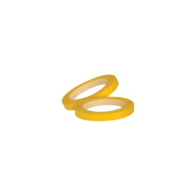 Shurtape 105608 Low Stretch PVC Fine Line Masking Tape, 1" x 108', Yellow