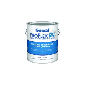 Geocel KSRV4430016 Pro Flex RV Silicone Rubberized Roof Coating, 1 Gal