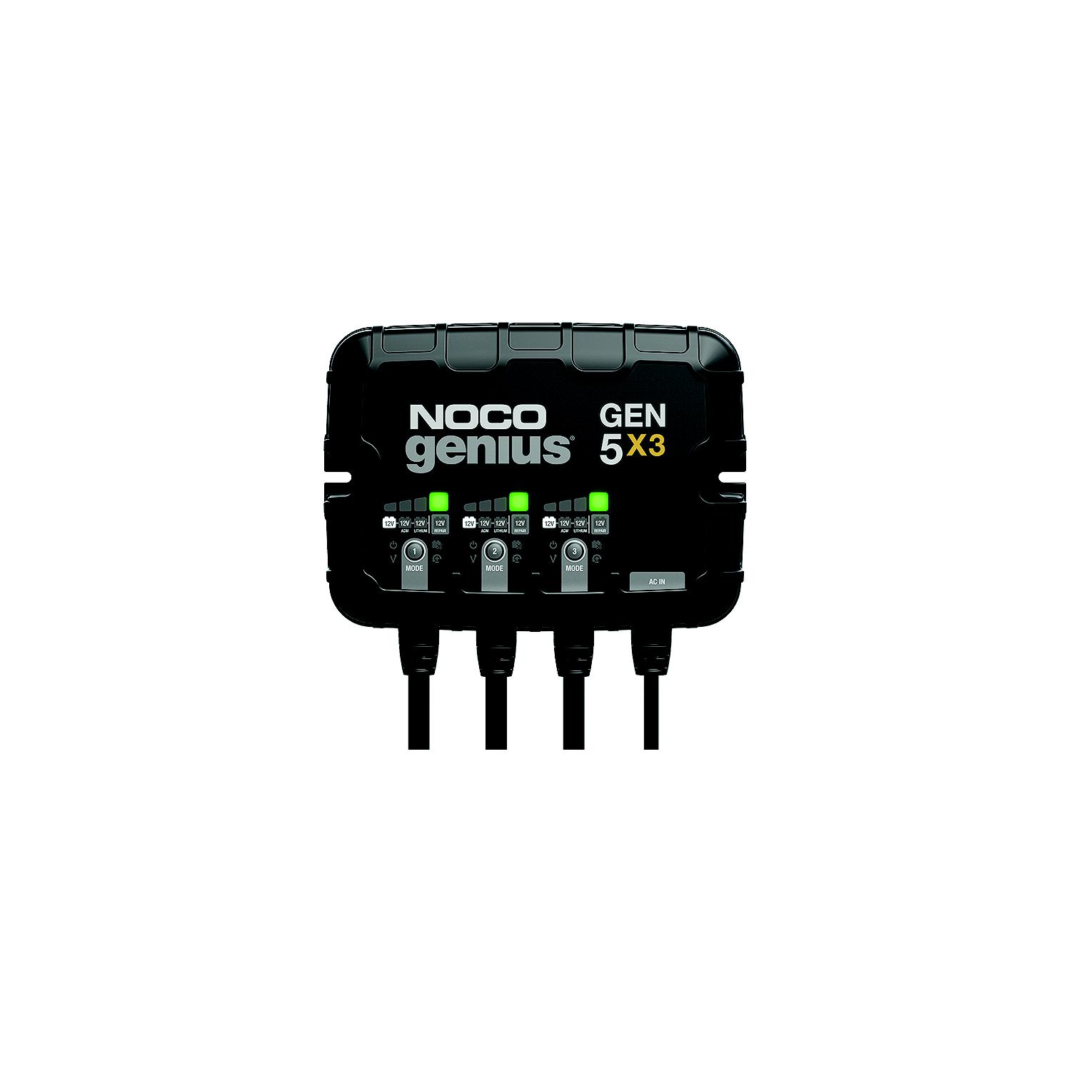 Noco GEN5X3 On-Board Battery Charger, 3 Banks - Image 2