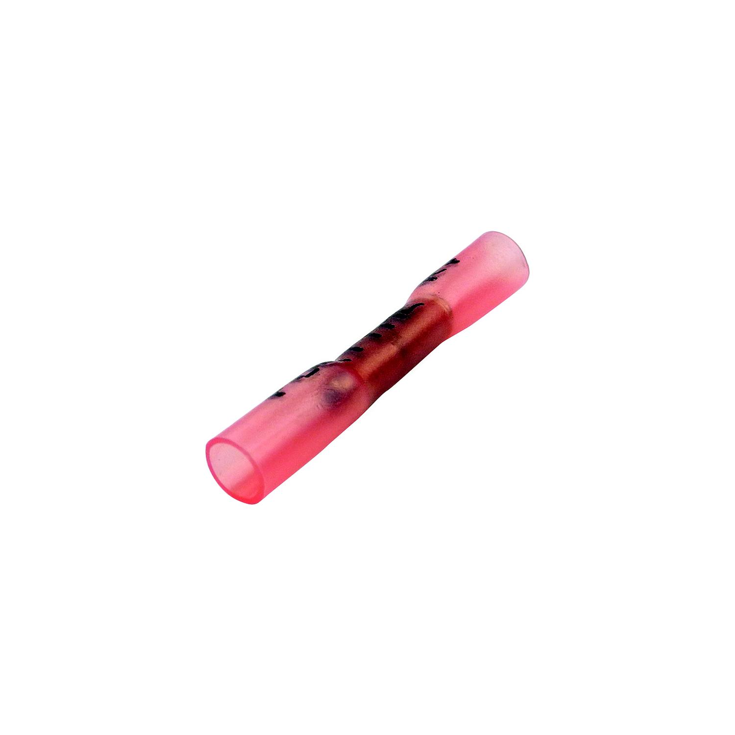 FulTyme RV Crimp 'N Seal Butt Splice Heat Shrink, 22-18 Ga. Red, 3/Pk