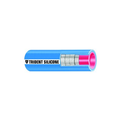 Trident 202V312036 Blue "VHT" Silicone Softwall Wet Exhaust Hose, 3-1/2" x 3'
