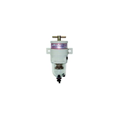 Racor 60 GPH Turbine Fuel Filter/Water Separator w/Clear Bowl, 2 Micron