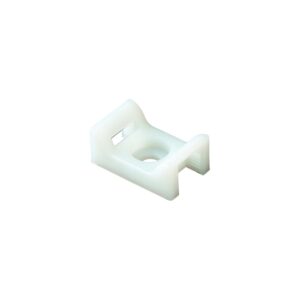 Ancor Cable Tie Screw Mounts, Natural, 100/pk