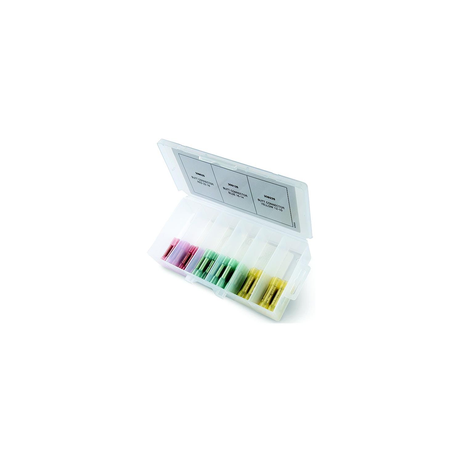 Ancor Marine Grade Heat Shrink Butt Connector Pack, Assorted Red/Blue/Yellow