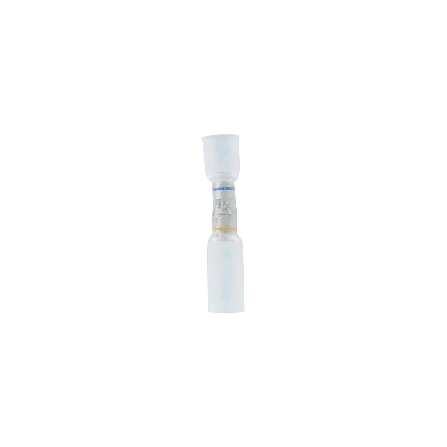 Ancor 320203 Heat Shrink Step-Down/Multi Wire Butt Connectors, Clear w/Blue Dashes, 3/Pk
