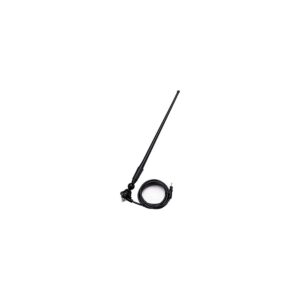 Seaworthy SEAURB3S Black 16" Flex Rubber Marine Stereo Antenna | Includes 180 Degree Swivel Base & 54" Cable