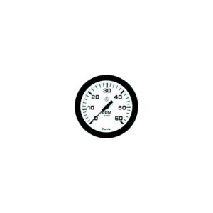 Faria Euro 4" Gauge - 6000 RPM Tachometer (Gas) (Inboard & I/O)