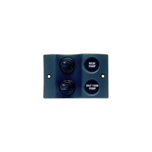 Marinco Micro Sprayproof Switch Panel 2 x 2-Way Switch