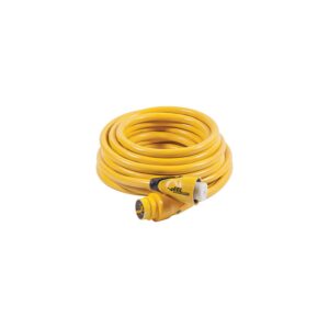 Marinco 50 Amp/125V EEL ShorePower Cordset 50 Amp 125V, Yellow