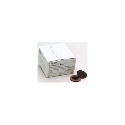3M 07480 Roloc 2" Coarse (80-100) Brown Surface Conditioning Disc - 25 per Box - Image 2