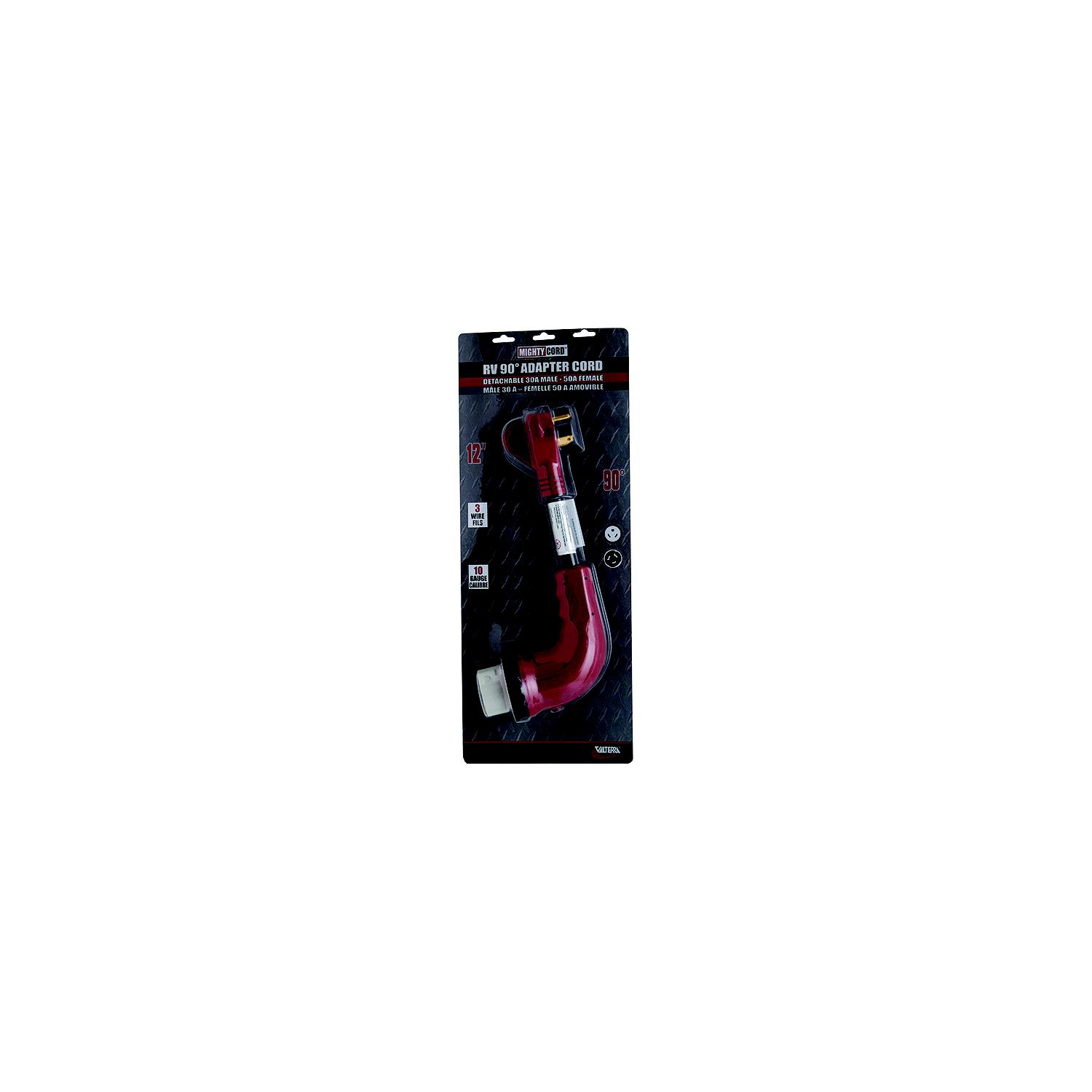 Valterra Mighty Cord 90 Adapter Cord, 30AM-50AF, Carded
