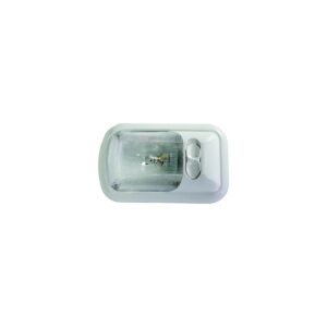 Valterra DG72405VP LED Eurostyle Dome Light, Single, 5500k