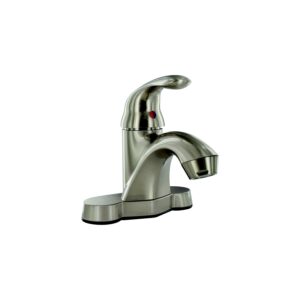 Valterra PF222404 Catalina Single Handle 4 Lavatory", Brushed Nickel