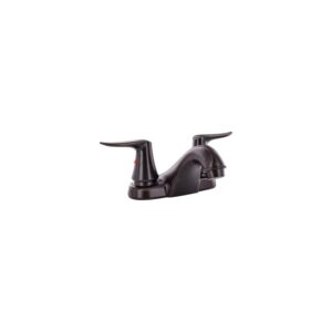 Valterra PF222506 Catalina Two Handle 4" Lavatory Faucet Hi-Rise Spout, Rubbed Bronze
