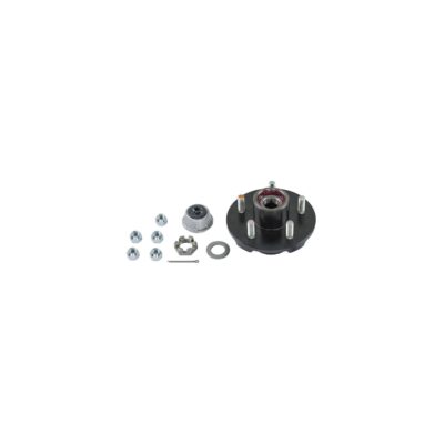 Lippert Complete Pre-Greased Hub Assembly with Lug Nuts - 3,500-lb. Axles, 1/2" Stud #2024013263