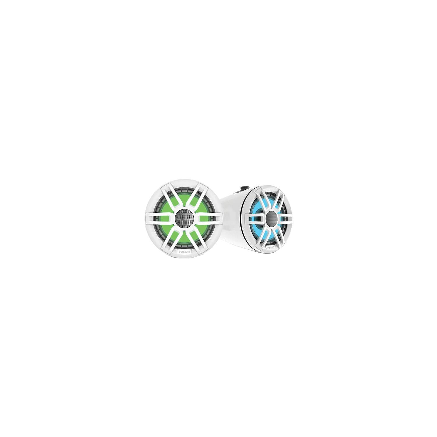 Fusion xxx 6.5" XS Series Wake Tower Speakers, White Pr.