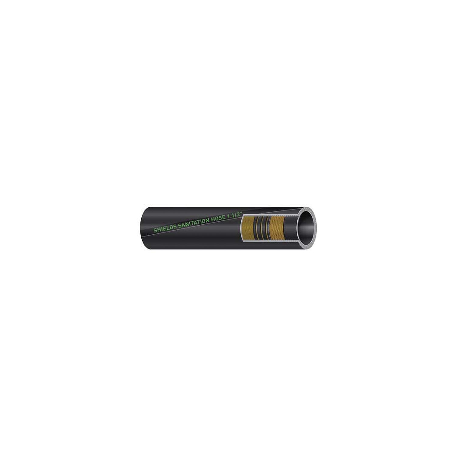 Shields Marine Premium Rubber Sanitation Series 101 Kink Resistant Flexible Hose | 1-1/2" ID