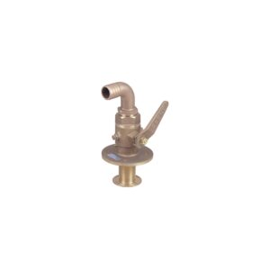 1-1/2" Bronze Seacock w/90 Tail Piece