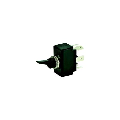 BEP 1001905 Plastic Handle Toggle Switch, On-Off-On, DPDT, 1/4" Blade Terminals - Image 2