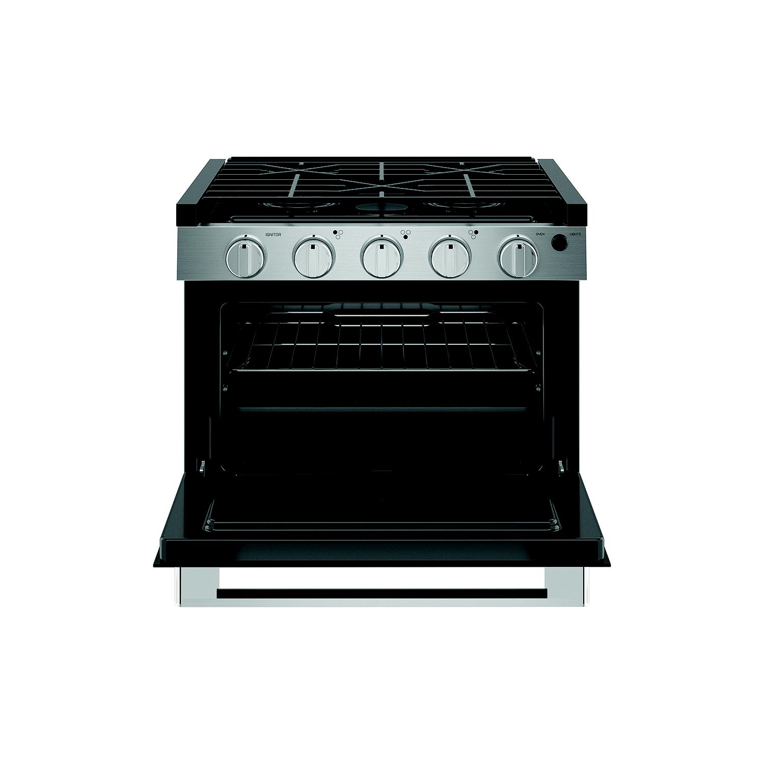 GE PLD617RTSS Drop-In Gas Range, 17" Wide