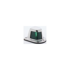 Attwood Side Lights Deck Mount, Stainless Steel - Green